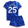 Original Trikotsatz Chelsea Caicedo 25 Heimtrikot 2024-25 Für Kinder